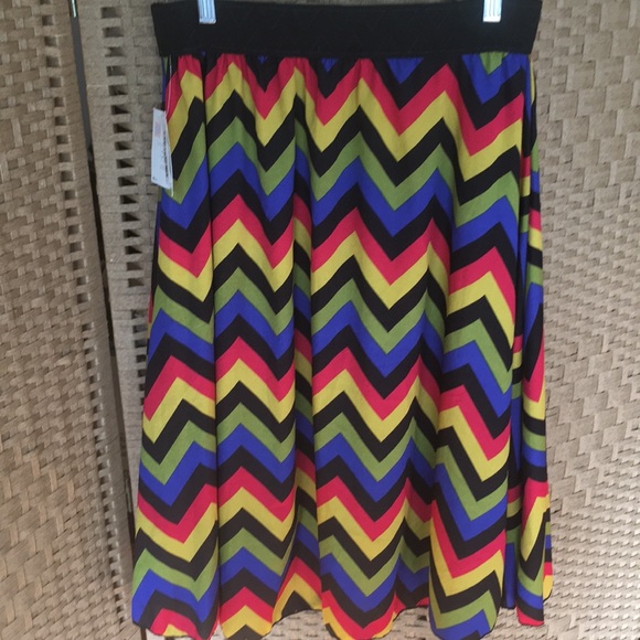 LuLaRoe multi colored Aztec print skirt (Lola) - Picture 6 of 6